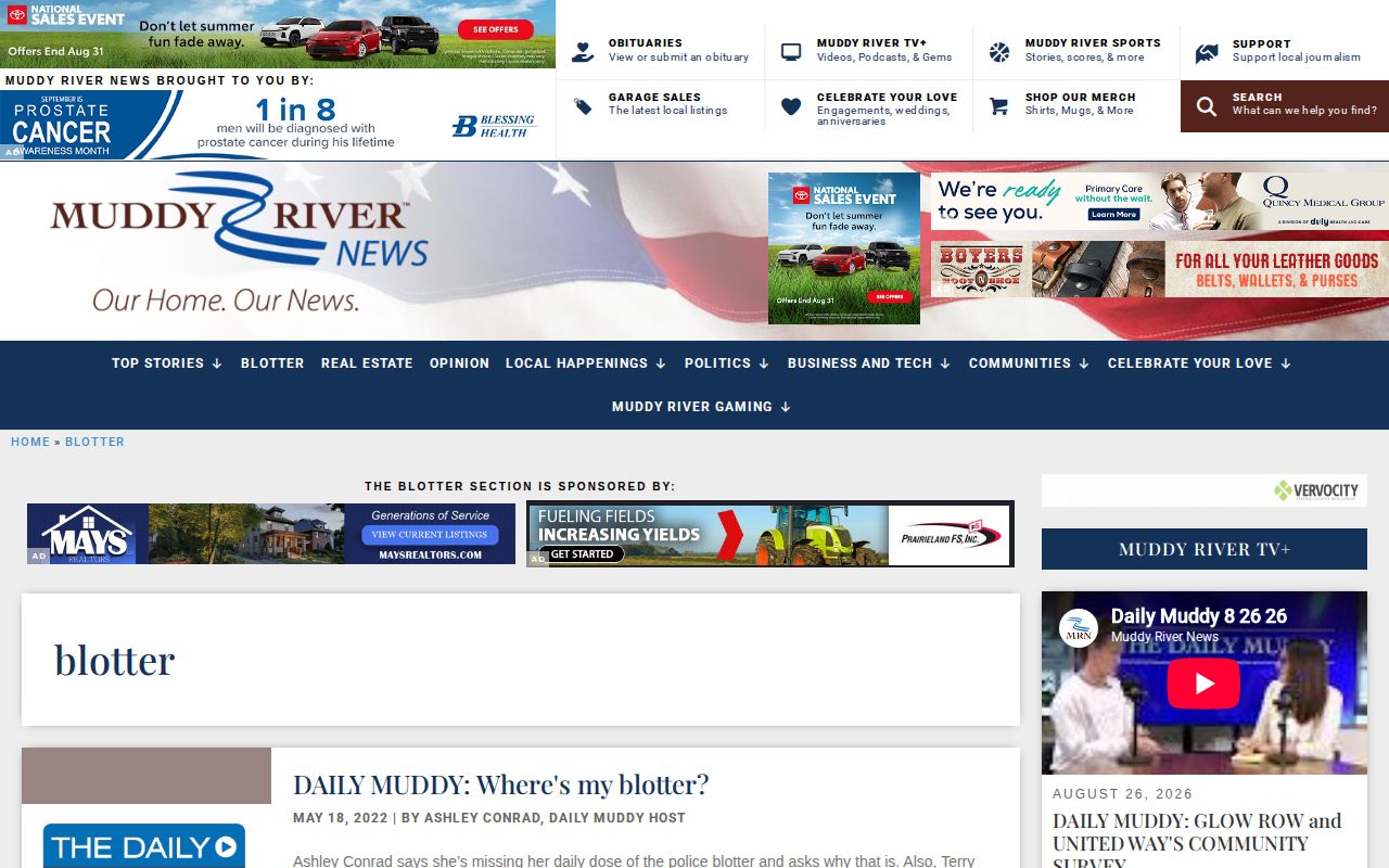 Marion County Hannibal blotter news source